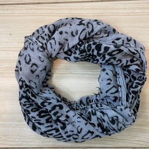 2 for $15 | Blue Leopard Print Scarf